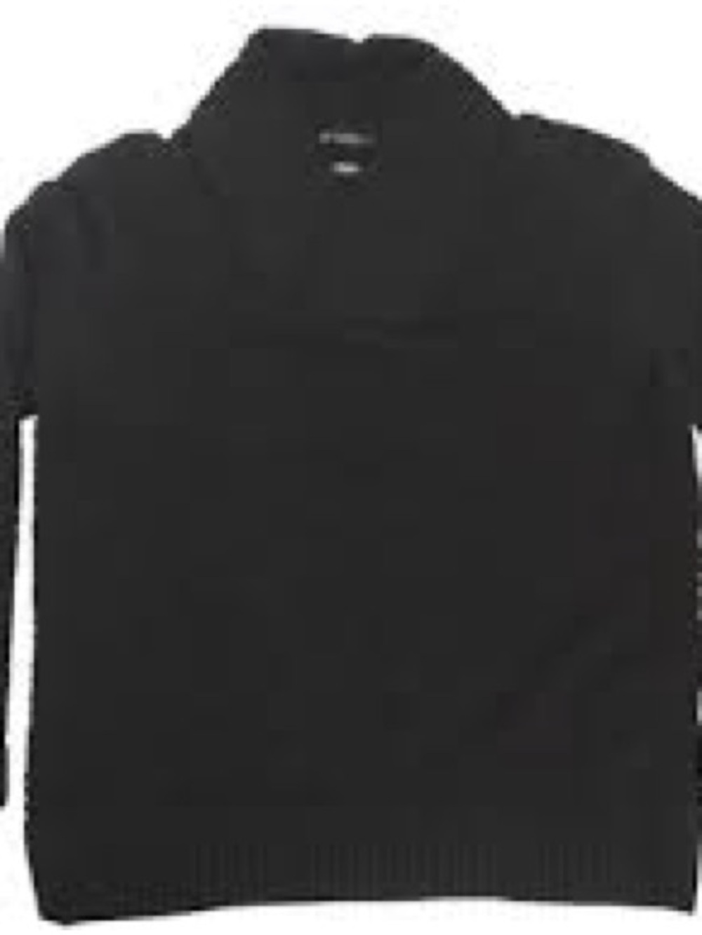 Armani Exchange AX Mens Black Merino Wool Sweater, Italian Yarn, Size S